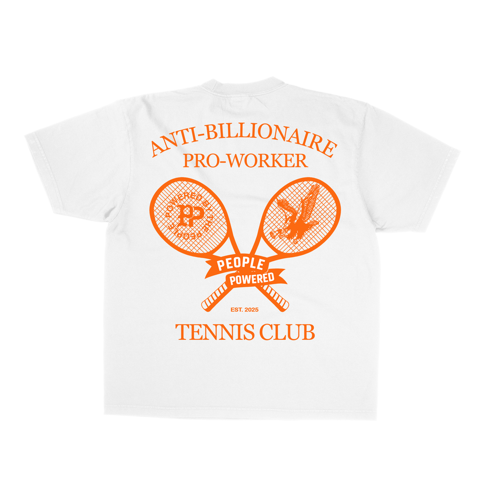 Anti-Billionaire Tennis Club Shirt